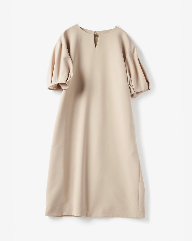 ライトWクロス・コクーンワンピース 詳細画像 ベージュ 1