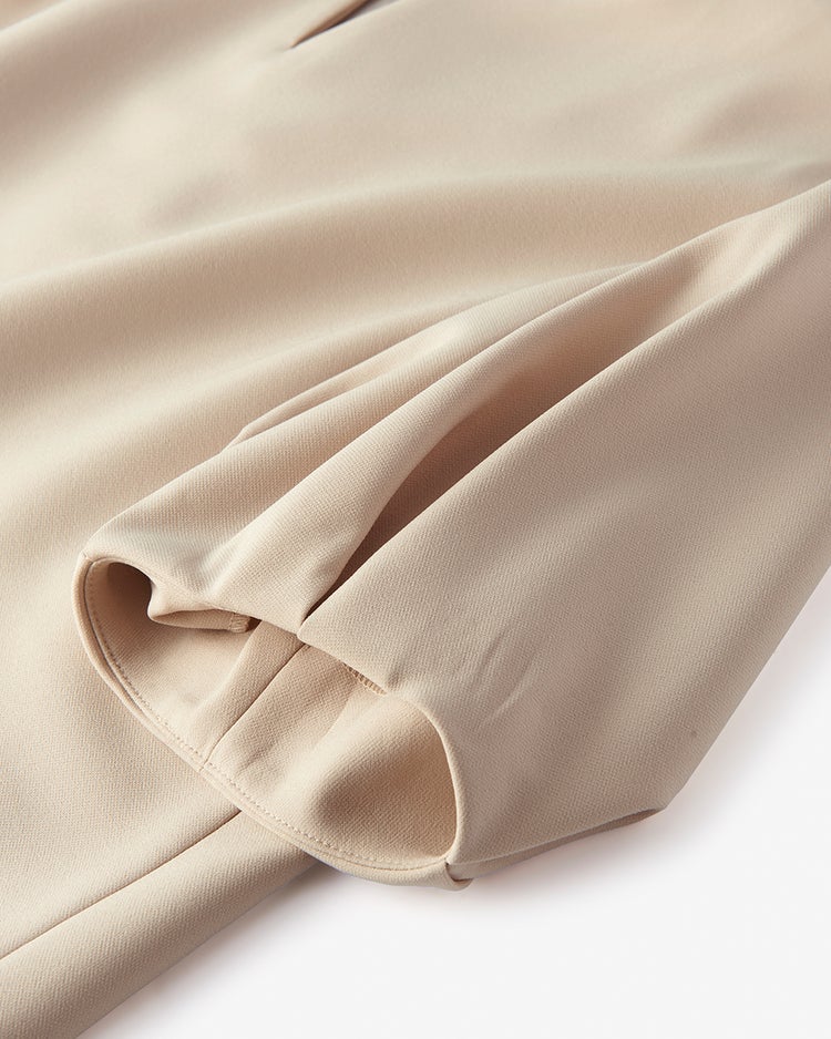 ライトWクロス・コクーンワンピース 詳細画像 ベージュ 4