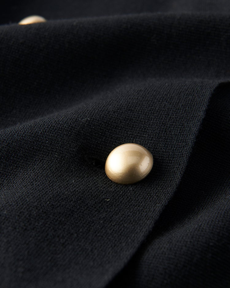 コットンミラノ・ジャケット/普通丈 詳細画像 ブラック 3