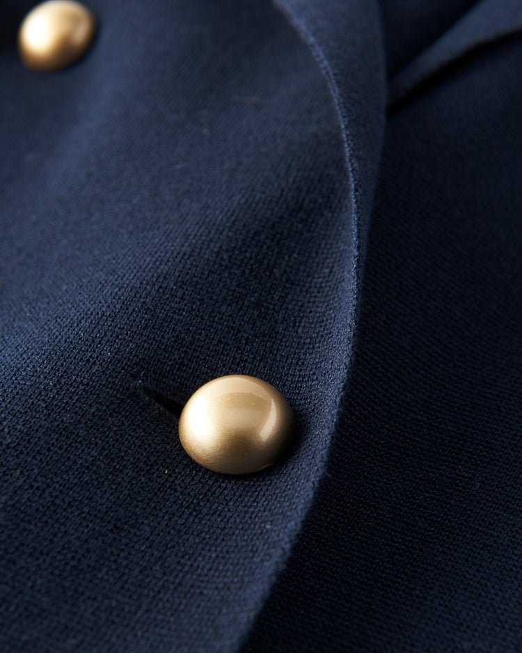 コットンミラノ・ジャケット/普通丈 詳細画像 ミッドナイトブルー 4
