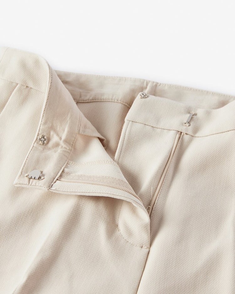 スポンジW・クロップドパンツ 詳細画像 ソフトベージュ 2