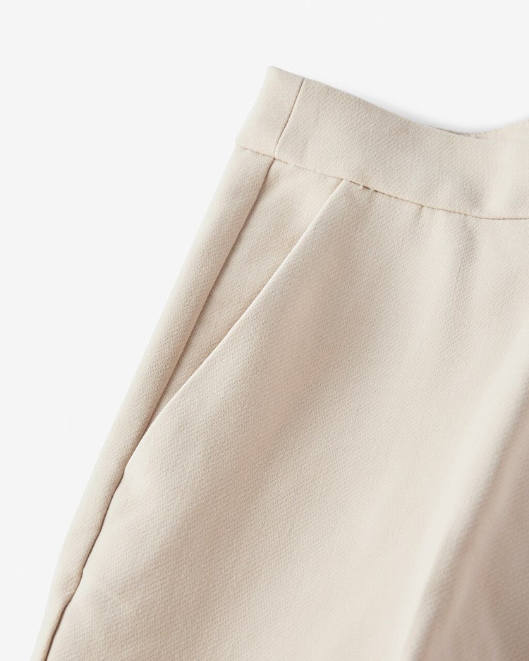 スポンジW・クロップドパンツ 詳細画像 ソフトベージュ 3