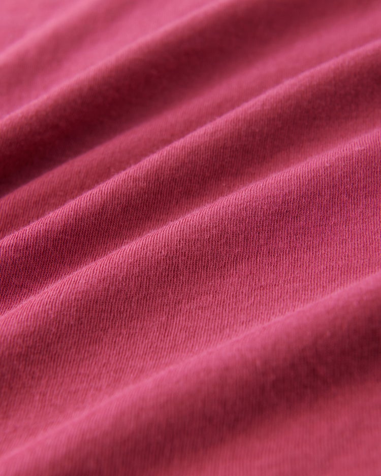 コットンダブルガーゼ・タートル（袖二重） 詳細画像 マゼンタ 3