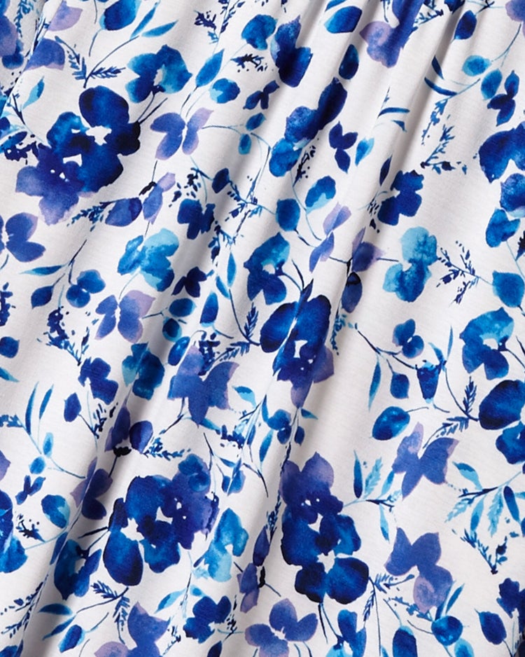 □UVスラブ・ハイネック7分袖／花柄 詳細画像 ライトパターン 2