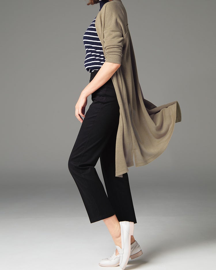 からみジャージー・ロングカーディガン 詳細画像 トープ 1