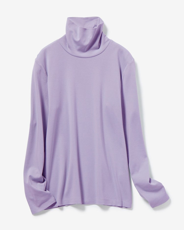 超長綿タートル/無地 詳細画像 ラベンダー 1