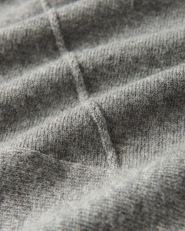 アルパカ混・アシメタートルニット 詳細画像 グレー 2