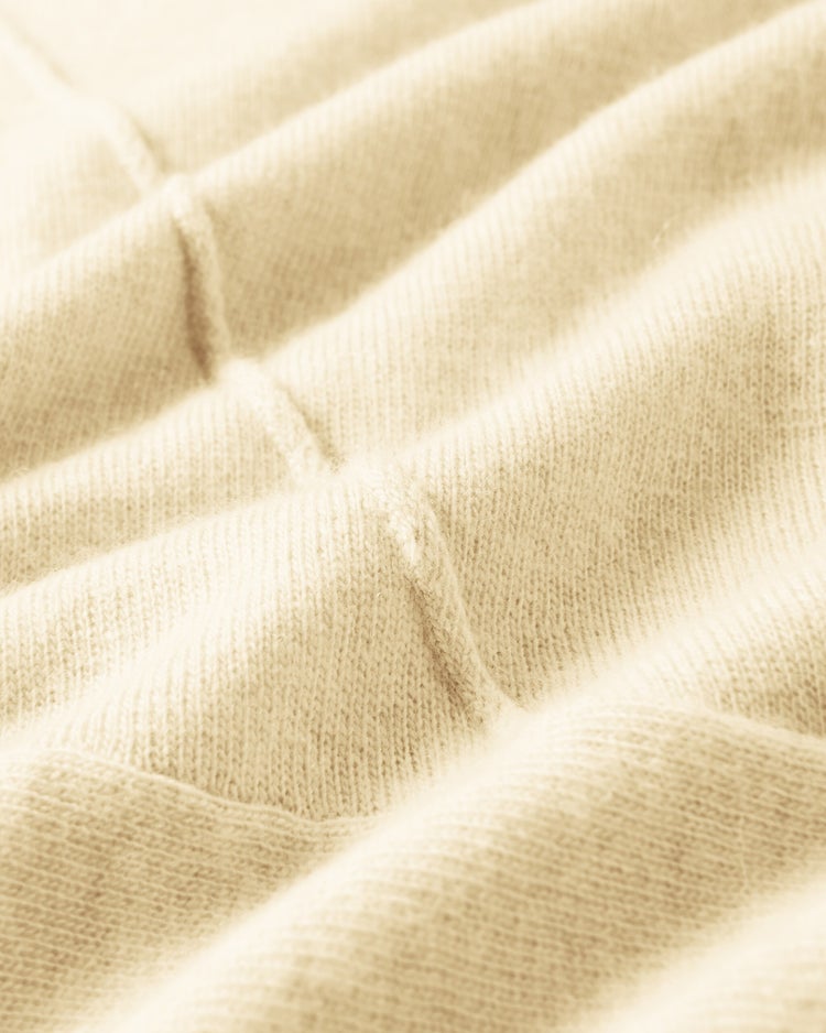 アルパカ混・アシメタートルニット 詳細画像 アイボリー 2