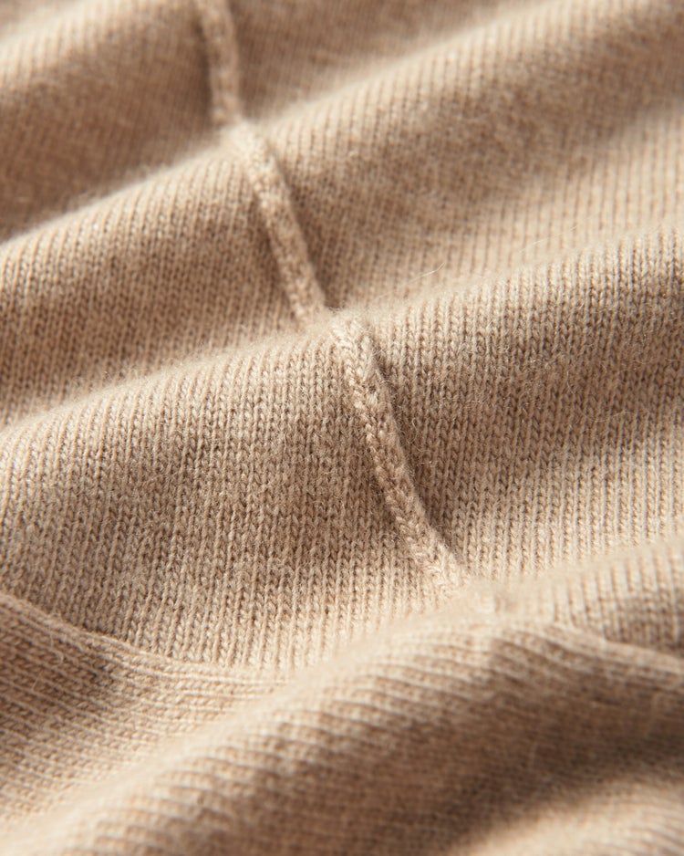 アルパカ混・アシメタートルニット 詳細画像 オートミール 2