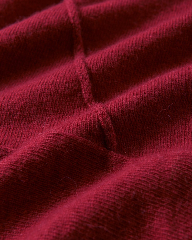 アルパカ混・アシメタートルニット 詳細画像 ワイン 2