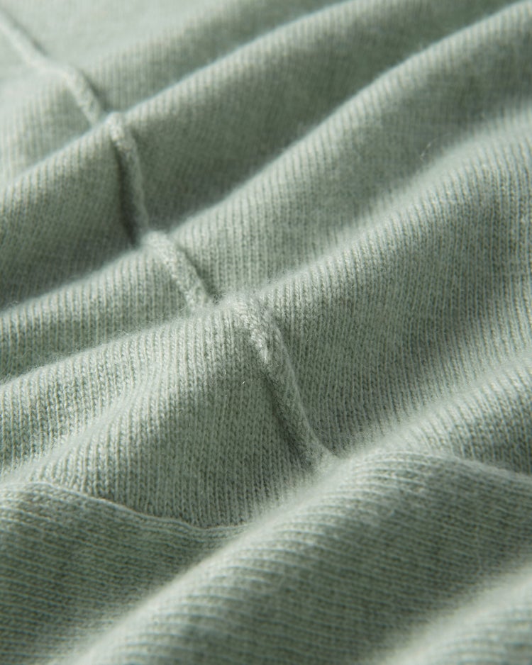 アルパカ混・アシメタートルニット 詳細画像 アクア 2