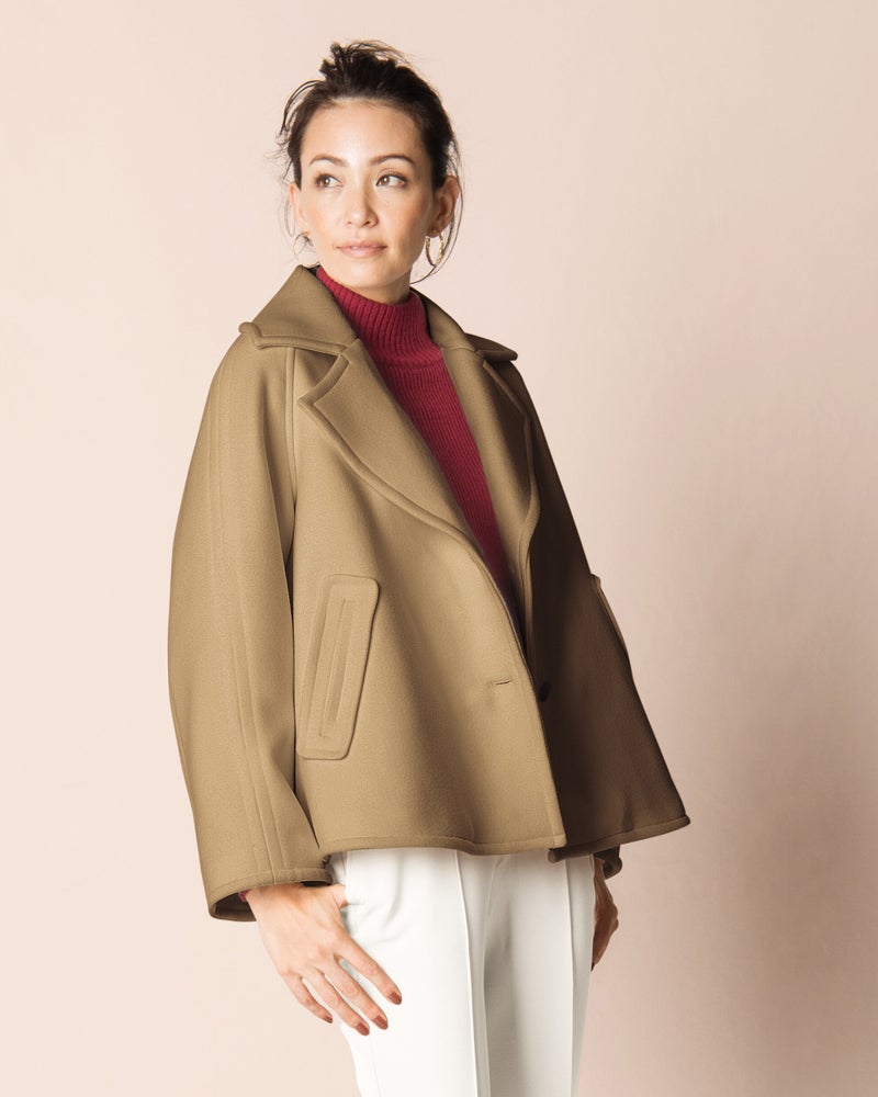 ウールタッチ Aラインコート 40代50代からのレディース メンズファッション通販 Doclasse ドゥクラッセ