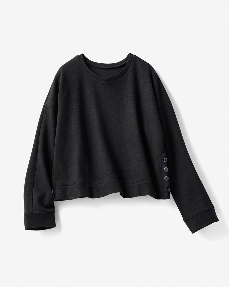 ウールポンチ・サイドボタントップス 詳細画像 ミッドナイトブルー 1
