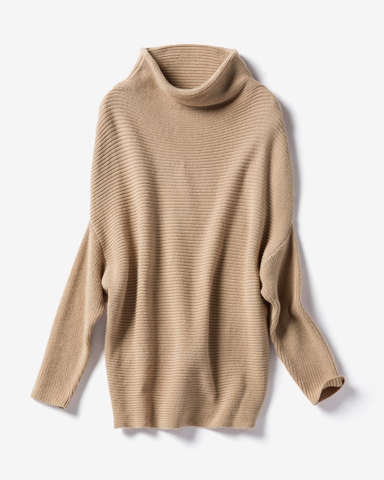 ゆるハイネック・ドルマンプルオーバー 詳細画像 ベージュ 2