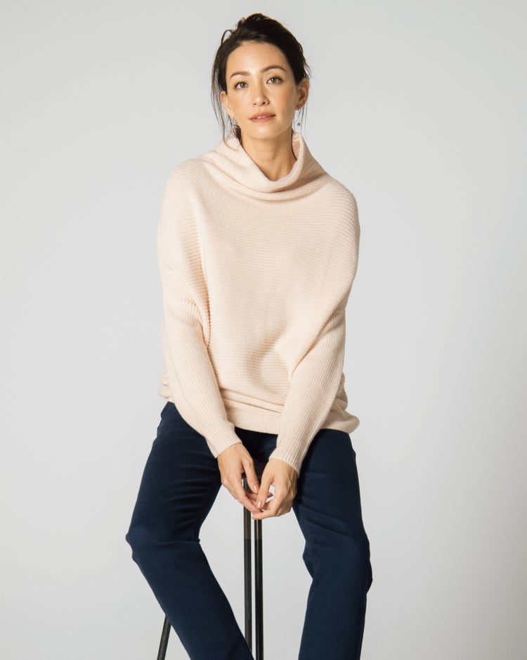 ゆるハイネック・ドルマンプルオーバー 詳細画像 ベイビーピンク 4