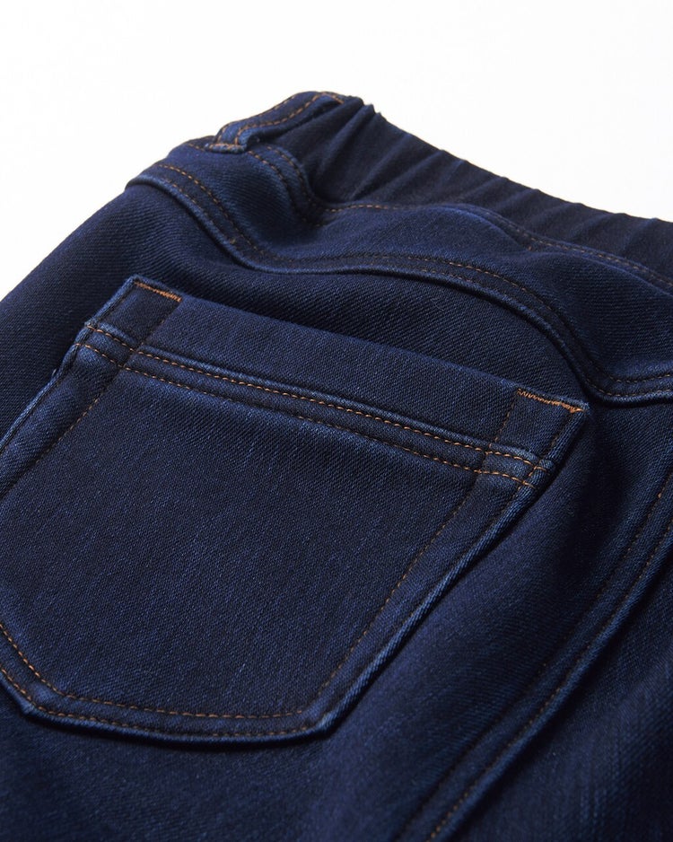 極暖ベロアタッチ・レギング 詳細画像 インディゴ 4