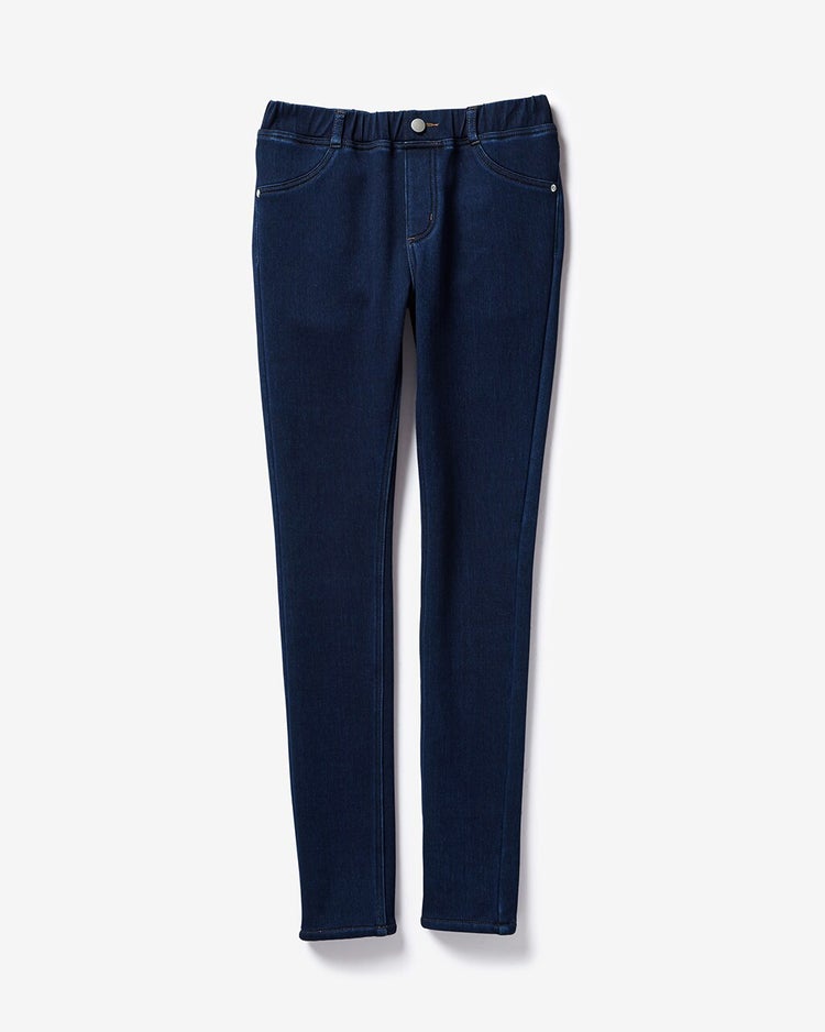 極暖ベロアタッチ・レギング 詳細画像 インディゴ 5