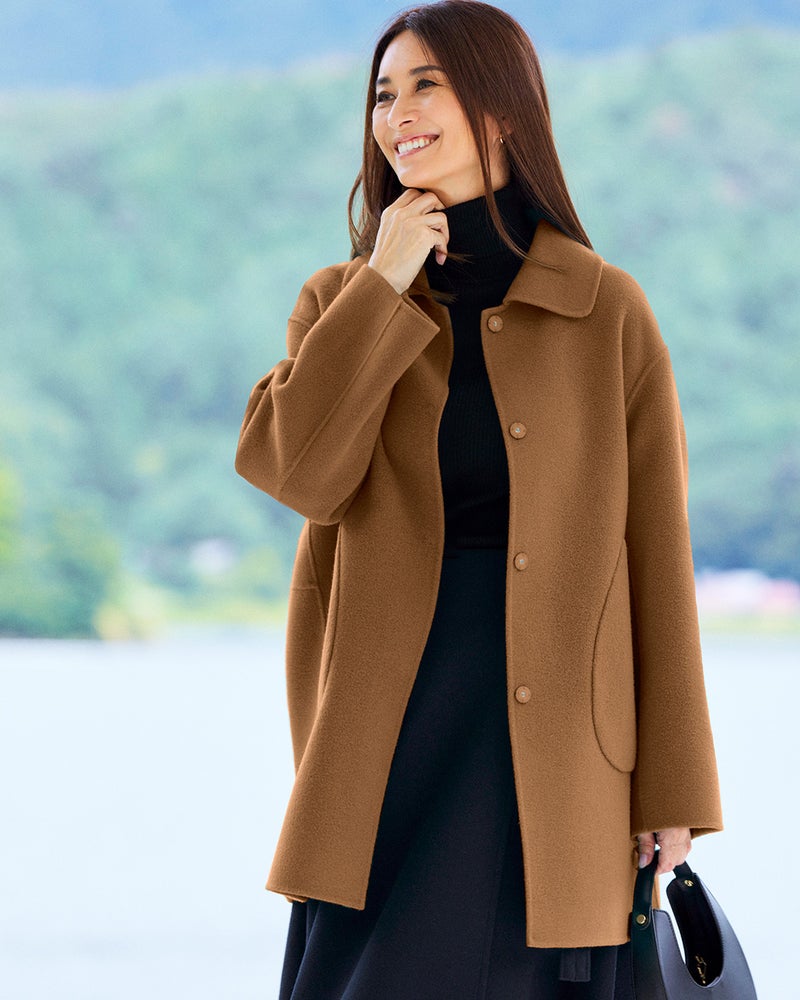 OPENING CEREMONY 丹念 ロングチェスターコート キャメル 