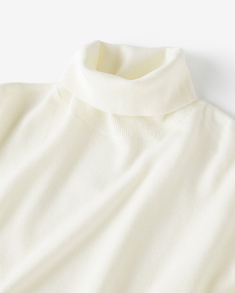 ビーズデザインカフス・タートルニット 詳細画像 ホワイト 2