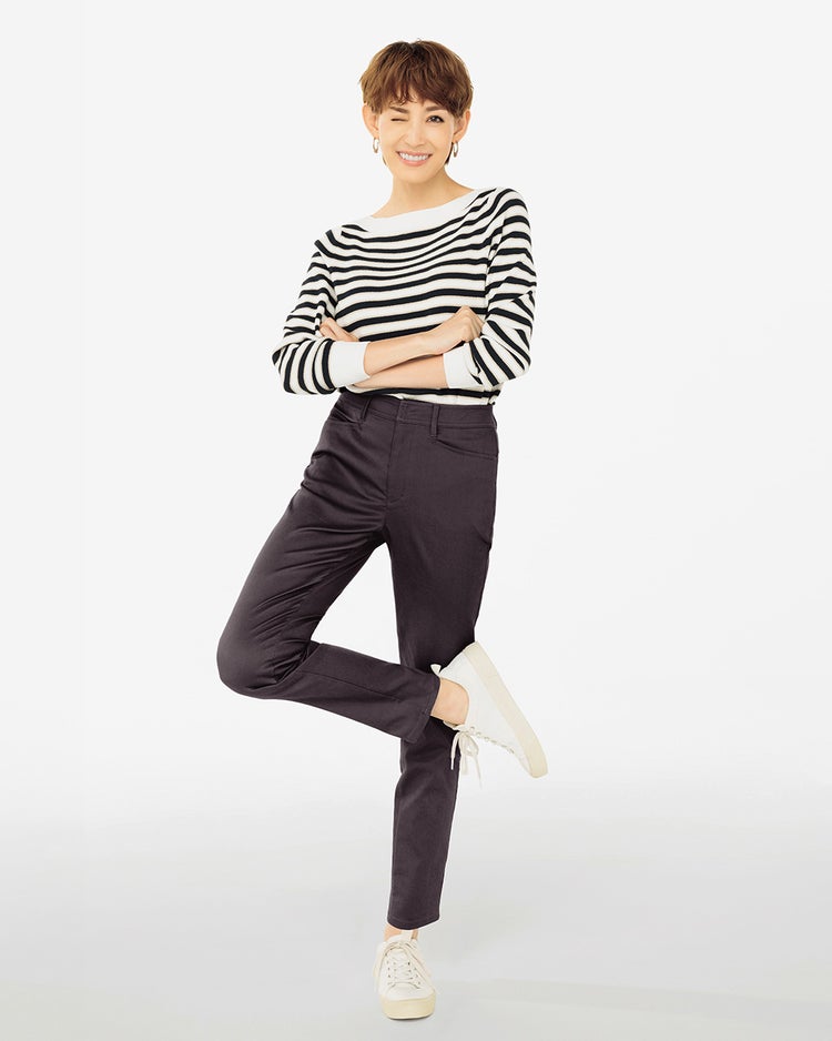 ミラクルストレッチ・スリム／72cm 詳細画像 チャコール 1