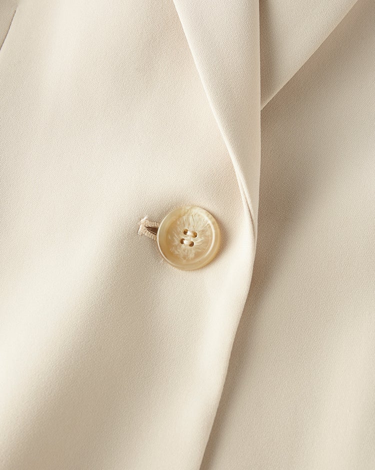 アセテートダブルクロス・スマートジャケット 詳細画像 エクルー 4