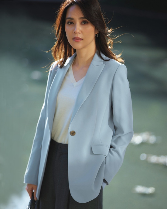 アセテートダブルクロス・スマートジャケット