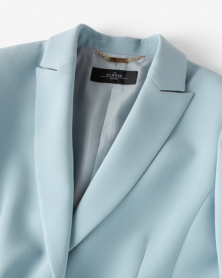 アセテートダブルクロス・スマートジャケット 詳細画像 ペールブルー 4