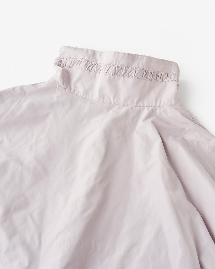 メモリータフタ・ペプラムギャザージャケット 詳細画像 ウォームグレー 8