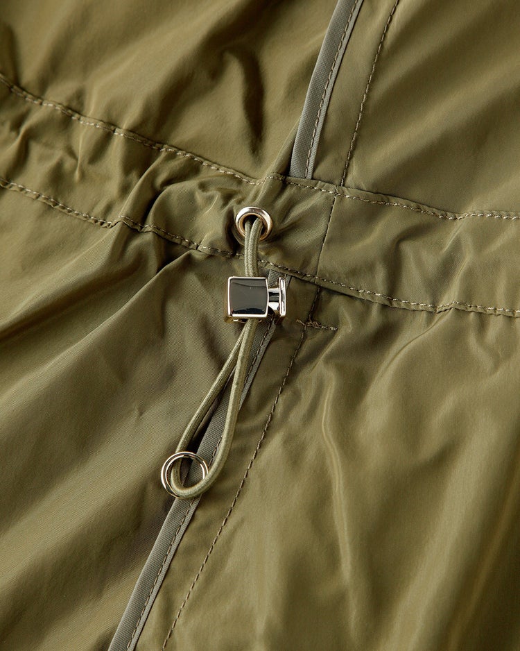 メモリータフタ・ペプラムギャザージャケット 詳細画像 カーキ 7