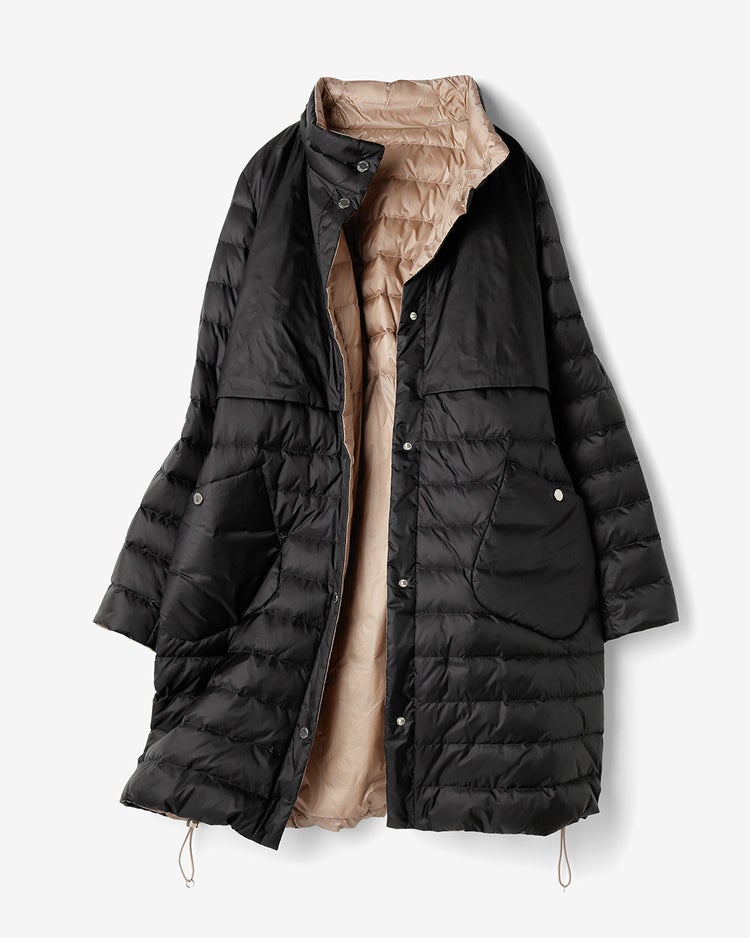 AIRダウン・リバーシブルコート 詳細画像 ブラックパターン 4