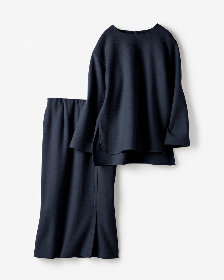 ウールジャージー・セットアップ 詳細画像 ミッドナイトブルー 10