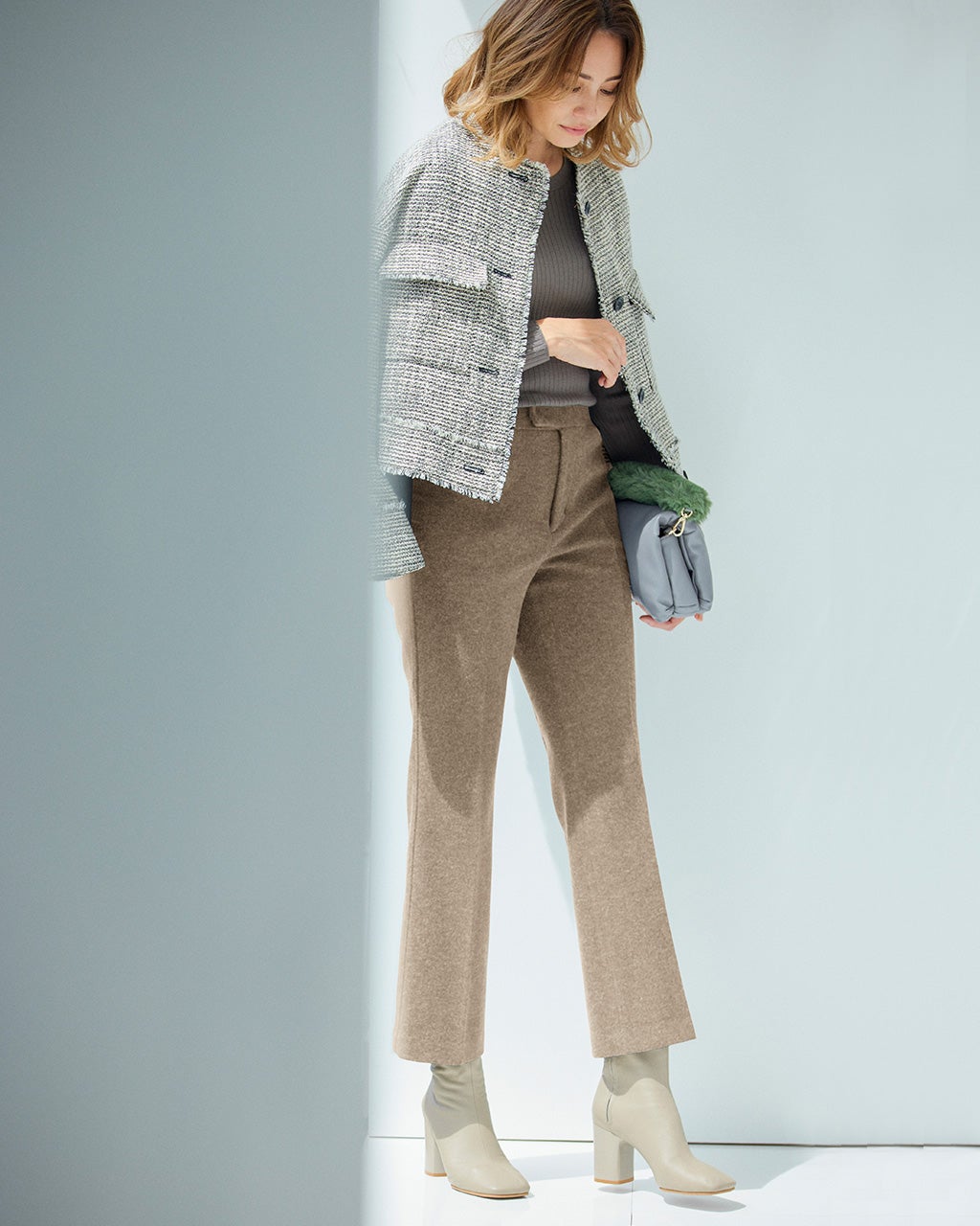 CAMBIO パンツ mp10216-Middle Wale Corduroy Stretch Soft