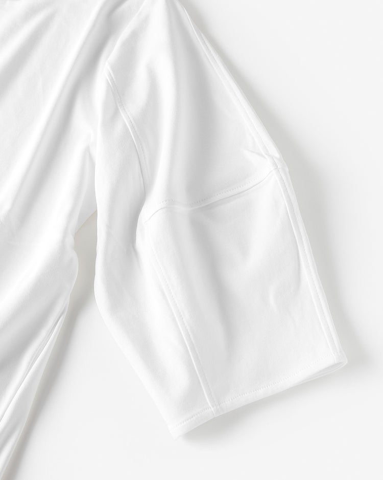 構築フォルム袖・ドゥクラッセTシャツ 詳細画像 ホワイト 2