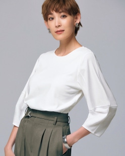 構築フォルム袖・ドゥクラッセTシャツ