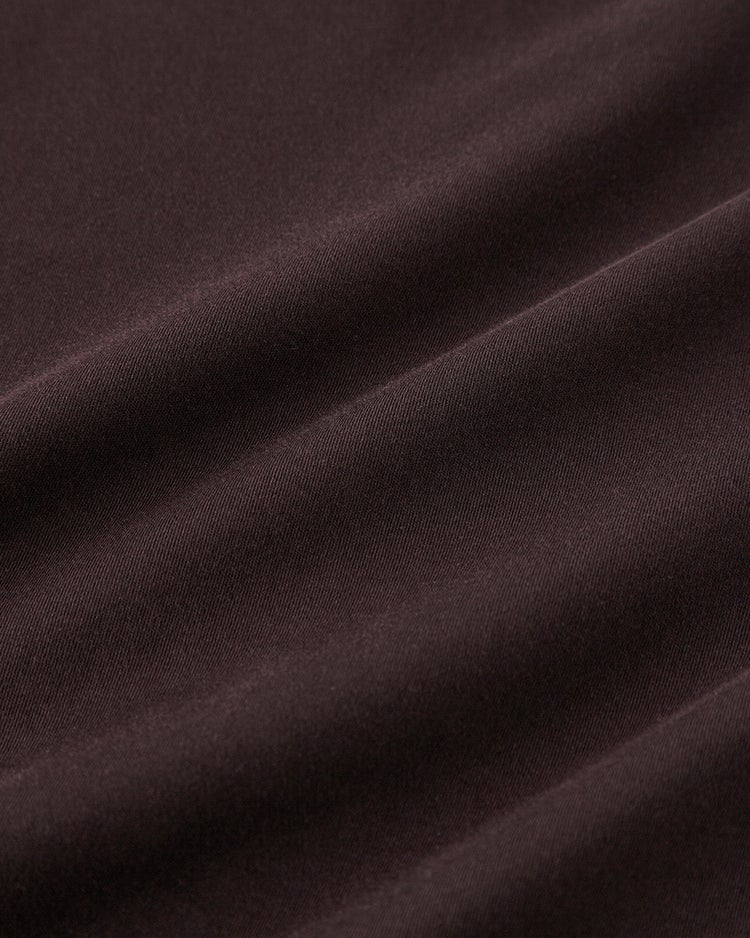 スカラップV／6分袖・ドゥクラッセTシャツ 詳細画像 ダークブラウン2 3