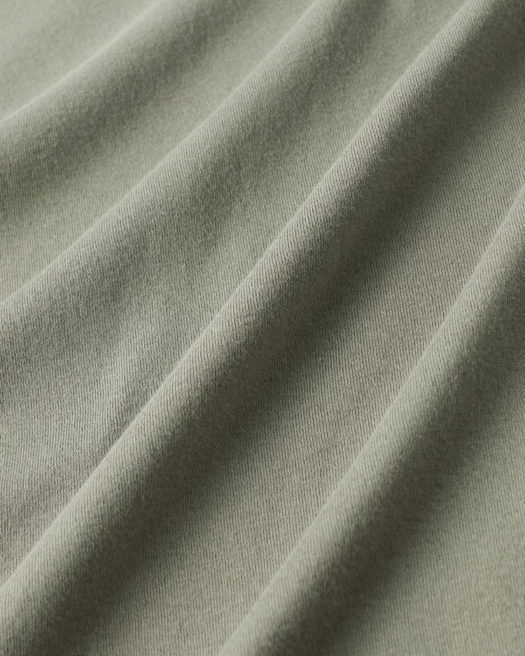 コットンガーゼ・ハイネック／衿高6cm 詳細画像 カーキグレー 2
