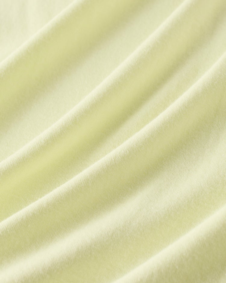 コットンガーゼ・ハイネック／衿高6cm 詳細画像 ペールイエロー 2