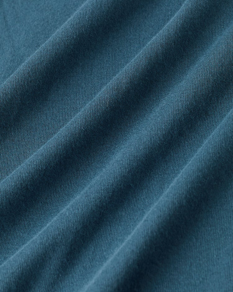 コットンガーゼ・ハイネック／衿高6cm 詳細画像 ダークピーコック 2