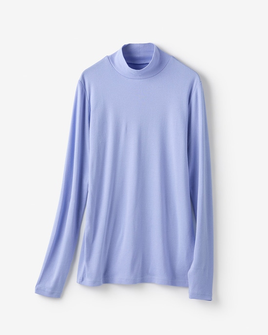 コットンガーゼ・ハイネック/衿高6cm