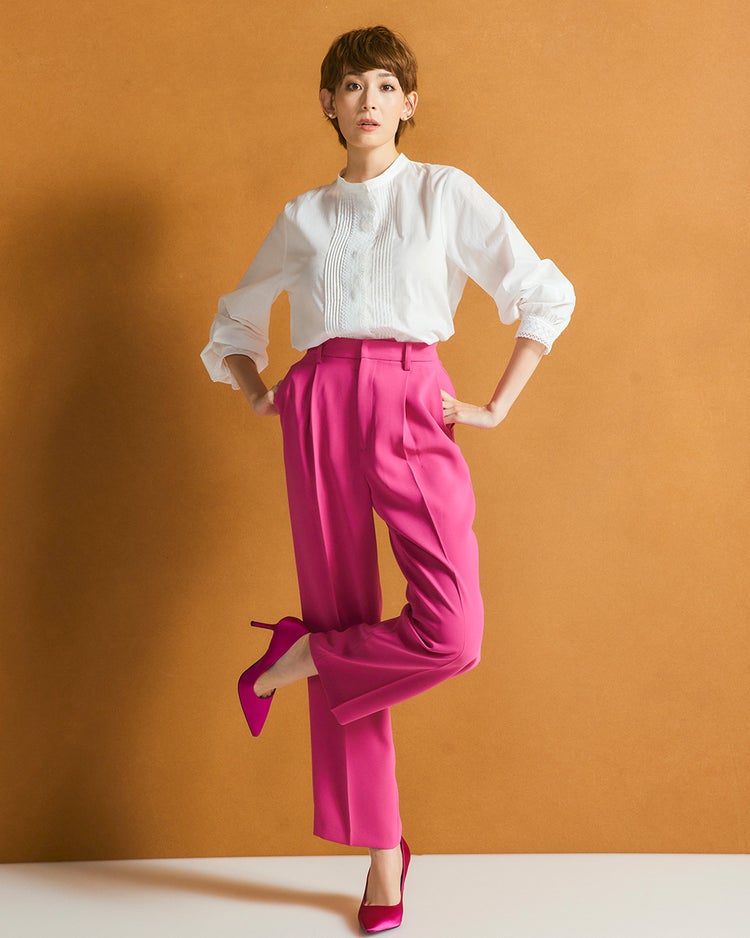 コットンローン・トーションレースブラウス 詳細画像 ホワイト 3