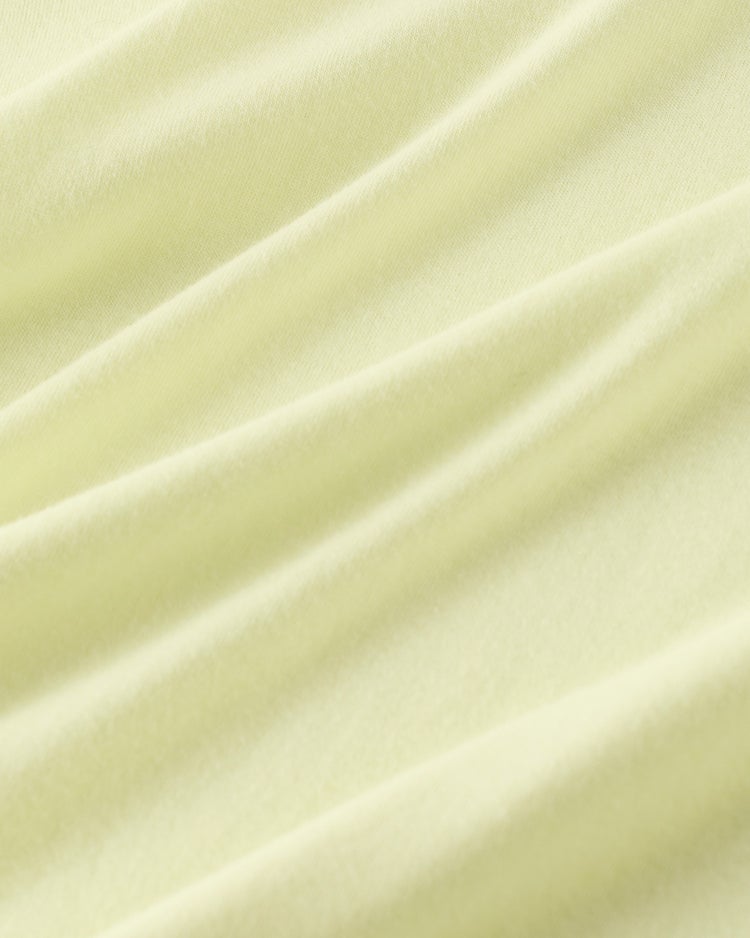 コットンガーゼ・メロウタートルネック 詳細画像 ペールイエロー 3