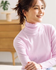 コットンガーゼ・メロウタートルネック