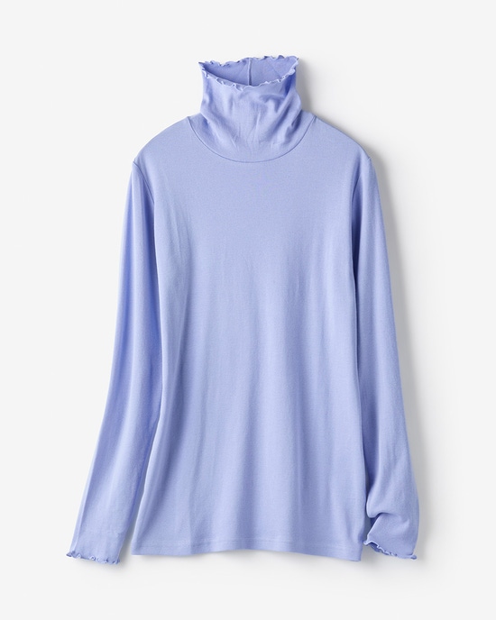 コットンガーゼ・メロウタートルネック