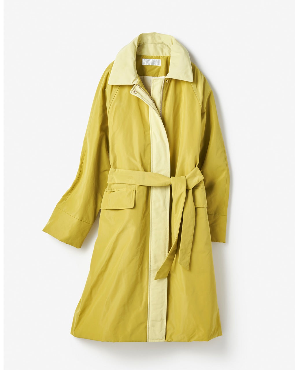 マジカルサーモ・配色ステンカラーコート/DoCLASSE