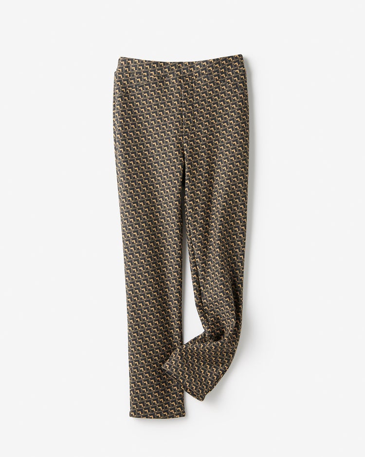 楽暖ベロアストレッチ・スリム／72㎝ 詳細画像 幾何柄 4