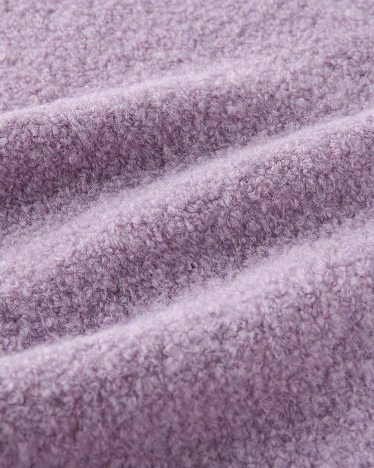 イタリア糸・アルパカ混2WAYネックセーター 詳細画像 ライラック 3