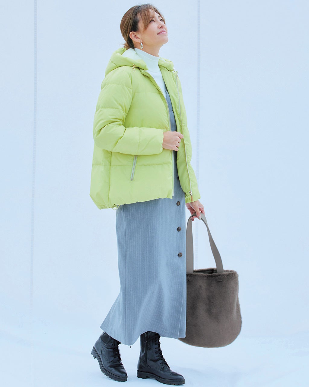 EPoca ファー バッグ MS195-236-40 EPoca ファー バッグ MS195-236-40 レディース - バッグ