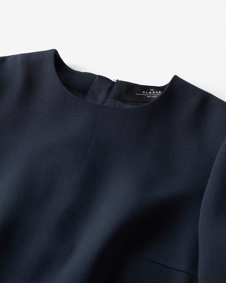 ダブルクロス・ベルスリーブワンピース 詳細画像 ネイビー 2