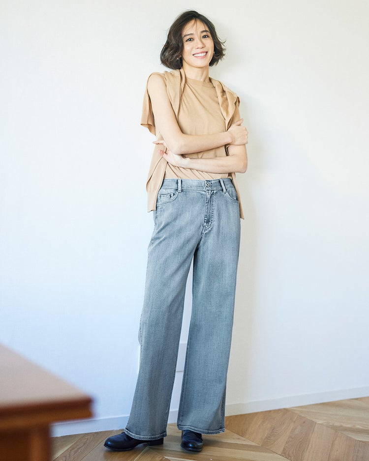 エアーストレッチデニム・セミワイド 詳細画像 ライトインディゴ 2