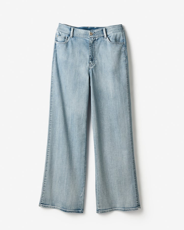 エアーストレッチデニム・セミワイド 詳細画像 ライトインディゴ 6